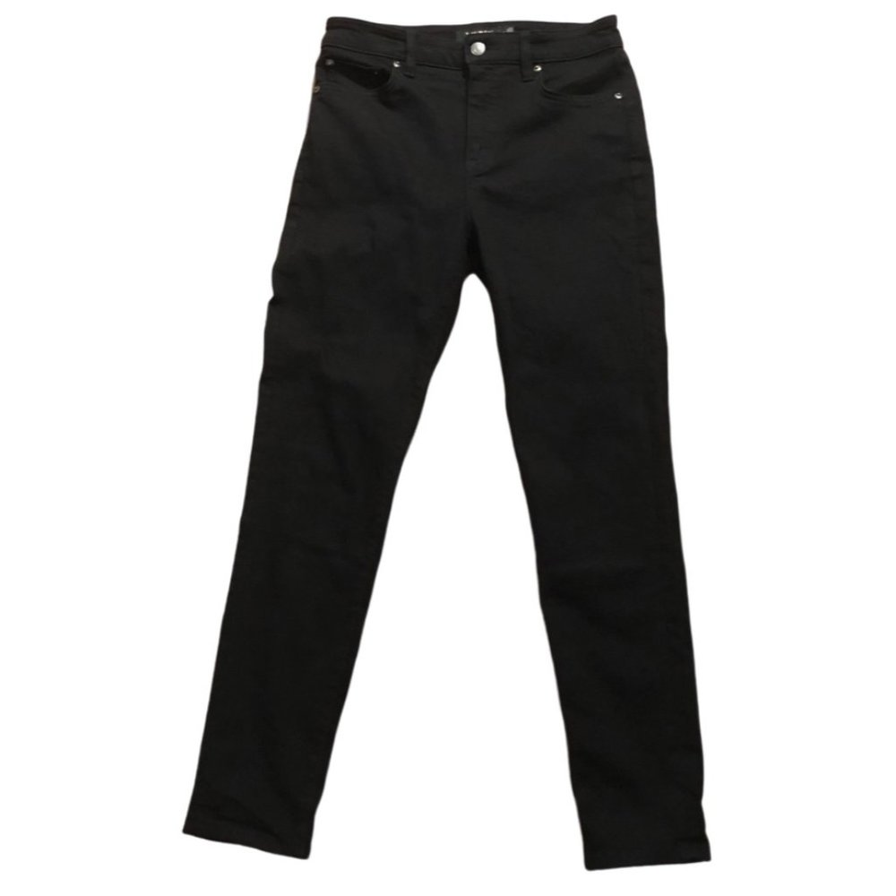 Lauren Ralph Lauren Women's Skinny Straight Leg Black Denim Jeans